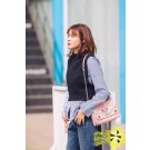 Imitation louis vuitton TWIST Original leather Shoulder Bag 50272 pink JH00640bM57