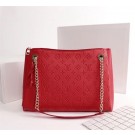 Knockoff 1:1 Louis Vuitton Monogram Empreinte SURENE MM M43758 red JH01731Wj74