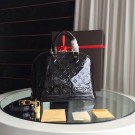 Knockoff 1:1 Louis vuitton original Monogam vernis Alma M91611 black JH00550Pf97