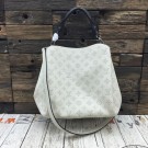 Knockoff AAAAA 2015 louis vuitton mahina leather babylone pm m50059 white(original leather) JH01147bP60
