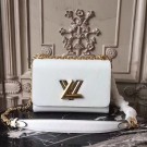 Knockoff AAAAA Louis vuitton original epi leather TWIST MM M50332 white JH01967bP60