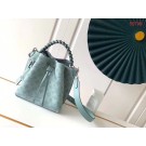 Knockoff Louis Vuitton MURIA Mahina perforated calf leather M55800 sky blue JH00419nE34