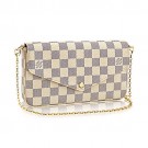 Louis Vuitton Damier Azur Canvas Pochette Felicie N63106 JH00868Zz83