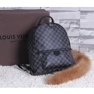 Louis Vuitton Damier Ebene Canvas Michael Onyx Backpack 44188 Black JH01116kg81