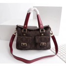 Louis vuitton manhattan monogram canvas handbags M43482 red JH00315tk46