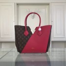 Louis Vuitton Monogram Canvas KIMONO Tote Bag 40460 Burgundy JH01058Nx98