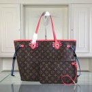 Louis Vuitton Monogram Canvas NEVERFULL MM 41663 rose JH00805Aa30