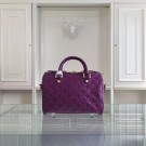 Louis Vuitton Monogram Empreinte 25CM Tote Bag M91337 Dark Purple JH01043fw56