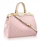 Louis Vuitton Monogram Vernis Brea MM M90927 Rose Ballerine JH00972Ks55