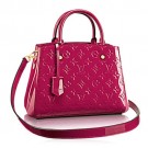 Louis Vuitton Monogram Vernis Montaigne BB M50172 Rose indien JH00976Li93
