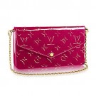 Louis Vuitton Monogram Vernis Pochette Felicie GM M61266 Indian Rose JH00906jI43