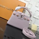 Louis vuitton original CAPUCINES MINI M54336 pink JH01758yN38