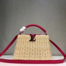 Louis vuitton original CAPUCINES PM M50011 rose JH01805fm32