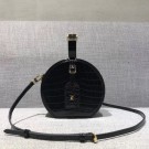 Louis Vuitton original Croco Leather petite boite chapeau M43516 Black JH00413uu45