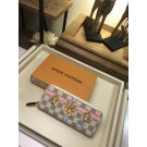 Louis vuitton original Damier Azur ZIPPY CLEMENCE Wallet N60109 JH00097iZ32