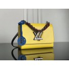 Louis vuitton original epi leather TWIST MM M52506 Vert Acide JH01619wk65