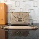 Louis vuitton original epi leather TWIST MM M52730 Galet JH01547xK90