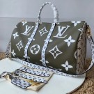 Louis Vuitton Original KEEPALL 50 M44590 Khaki JH00960Bh43