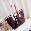 louis vuitton original Leather Monogram Canvas Tote Bag M40145 JH00351WA43