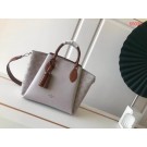 Louis Vuitton original Mahina Leather HAUMEA M55553 Brume Grey JH00661Dd98