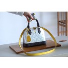 Louis vuitton original Monogam vernis Alma BB M44389 silver JH01363Kt71