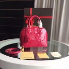 Louis vuitton original Monogam vernis Alma BB M91606 rose JH00555gs78