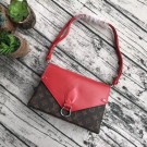 Louis Vuitton Original Monogram Canvas SAINT MICHEL M44030 red JH00439aO91