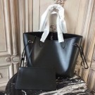 Louis Vuitton Original Neverfull Epi Leather MM 54185 black JH00328MB38