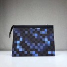 Louis Vuitton original POCHETTE VOYAGE MM N41696 blue JH01799Qa65