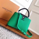Louis vuitton original taurillon leather Capucines BB M94517 green JH00502lu18