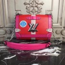 Louis vuitton original TWIST MM M54281 red JH00049sz95