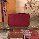 Louis Vuitton POCHETTE DOUBLE ZIP M63919 red JH01340xf55