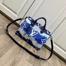 Louis Vuitton SPEEDY BANDOULIERE 30 M45146 blue JH00579cP55