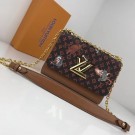 Louis Vuitton TWIST MM M44408 brown JH01501Nc47