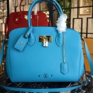 Louis Vuitton Veau Nuage Leather Milla MM M51685 sky blue JH01419Ym74