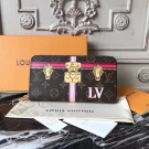 Louis Vuitton Zippy Wallet Monogram Canvas M62616 rose JH00058gz34