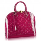 Luxury Imitation Louis Vuitton Monogram Vernis Alma MM M90098 Indian Rose JH00936Pn88