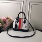 Luxury Louis Vuitton original Epi leather ALMA BB M51961 white JH01892hU18