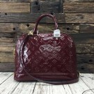 Replica 1:1 Louis vuiton monogram vernis leathr alma PM M91444 Terre d ombre(original leather) JH01144YC47