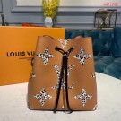 Replica 1:1 Louis Vuitton Original Leather Neonoe Bag M44717 Brown JH00784YC47