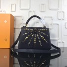 Replica Louis Vuitton CAPUCINES PM M94519 black JH01516vJ33