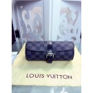 Replica Louis Vuitton Damier Graphite Canvas 3 Watch Case M47530 JH00920rH96