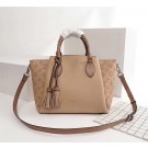 Replica Louis Vuitton Mahina Leather HAUMEA M55030 apricot JH01686Ha32