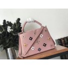 Replica Louis Vuitton mongram flowers BB M54310 pink JH00522eG43