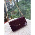 Replica Louis Vuitton Monogram Vernis Mini Bag 61293 Purple JH01095an47