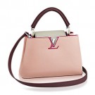 Replica Louis Vuitton Taurillon Leather Capucines BB M90939 Magnolia JH00913za44