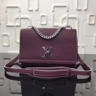 Top Knockoff Louis vuitton soft original calf leather LOCKME BB Bag M50250 purple JH00279Pd13