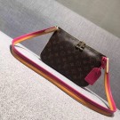 Top Louis vuitton lorette monogram canvas handbags M44053 rose JH00747Tj43