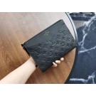 Top Louis Vuitton Original Monogram Empreinte Clutch bag MELANIE M68705 black JH00588xs20