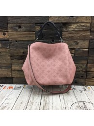 2015 louis vuitton mahina leather babylone pm m50033 pink(original leather) JH01146AS50